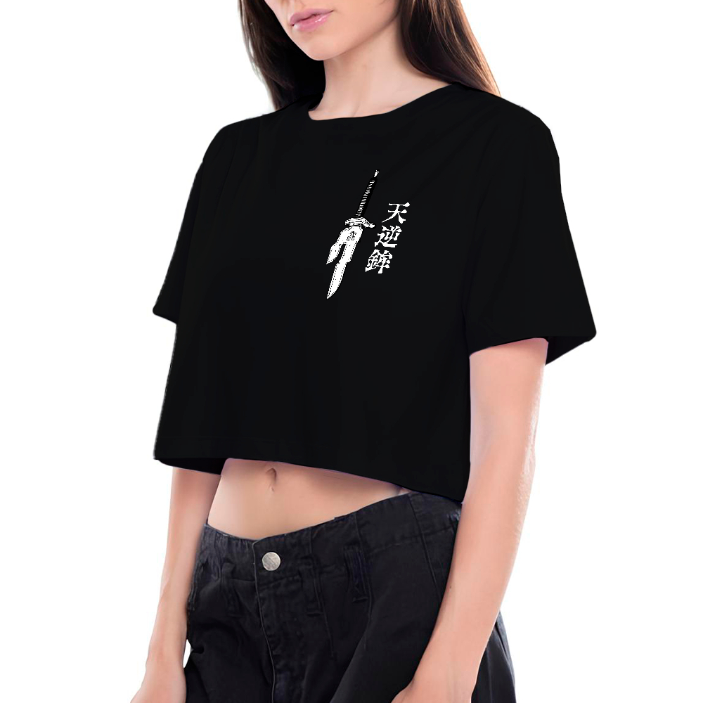 Blusa Cropped Oversized Feminina Toji Fushiguro Anime