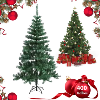 Árvore De Natal Pinheiro Luxo 180cm Galhos Cheia Promoção