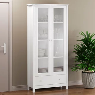 Estante Livreiro 2 Portas 1 Gaveta Ditália E-954