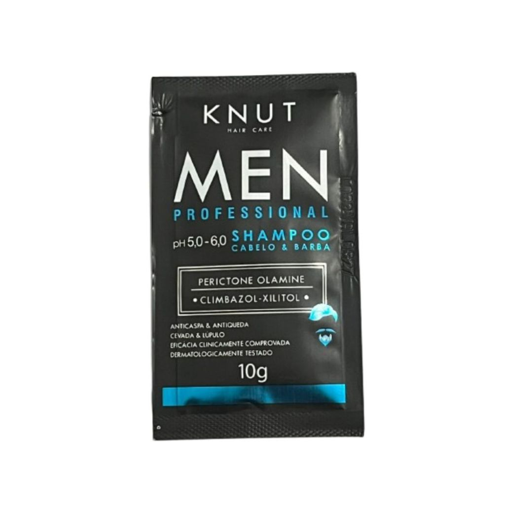 Knut Shampoo Profissional Men 2 em 1 10g | Shopee Brasil