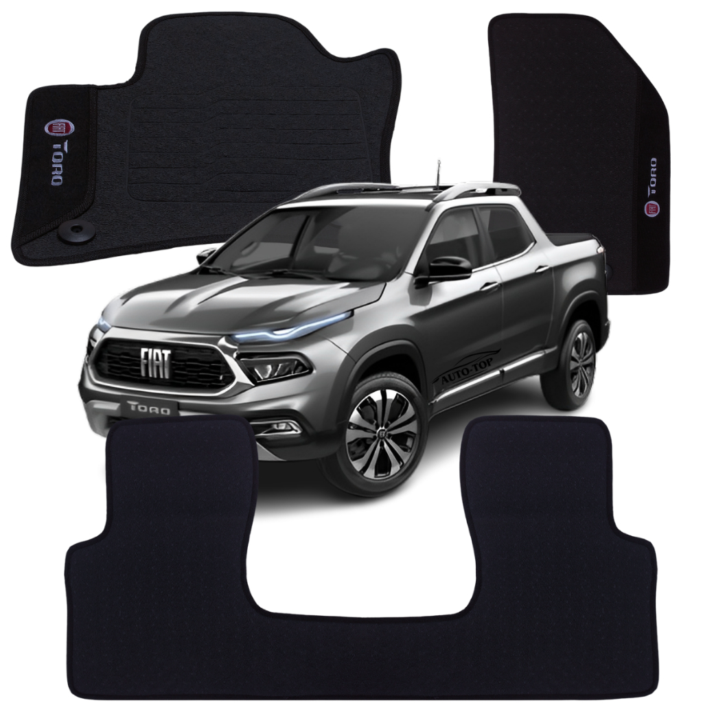 Jogo Tapete Fiat Toro Ano 2016 2017 2018 2019 2020 2021 2022 2023 2024 ...
