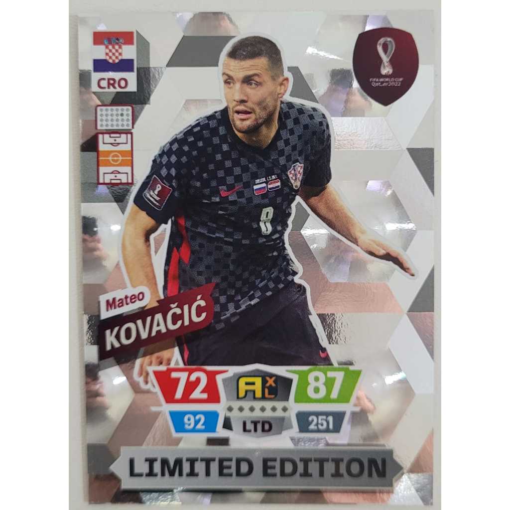 Copa do Mundo 2022 Cards Adrenalyn XL - LIMITED EDITION - Mateo Kovacic ...