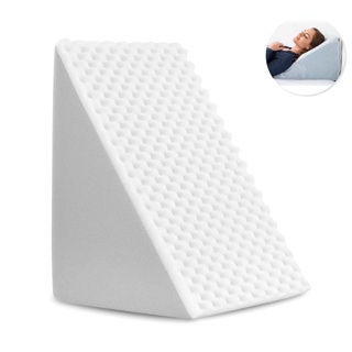 Travesseiro Encosto Triangular Repouso Leitura Capa Com Ziper