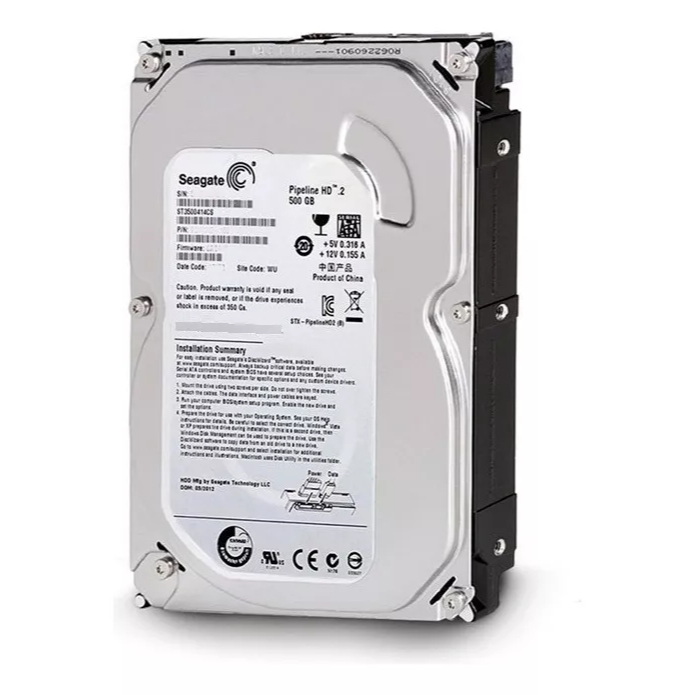Hd Pipeline 500gb 5448rpm Pc Cpu Dvr Seagate | Shopee Brasil