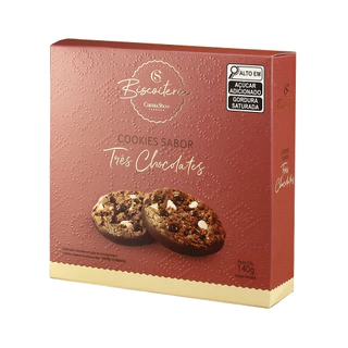 Cookies 3 Chocolates Sortidos Cacau Show 140g em Oferta na Shopee