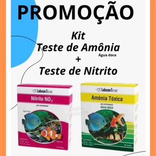 Kit Premium de Teste de Amônia (Agua Doce) + Teste Nitrito Labcon para Aquário