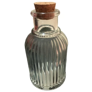 Adorno Pote de Vidro com Rolha