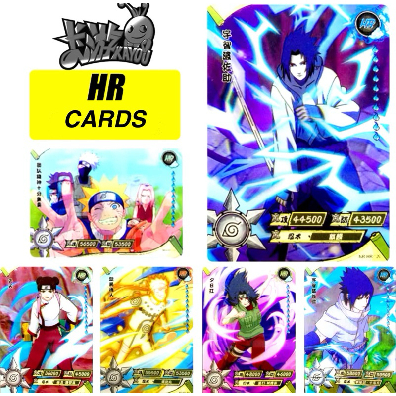 Naruto Shippuden 3D HR Card Game Kayou TCG 1° Edição Original