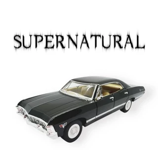 Miniatura Impala 1967 Supernatural 1:43 Carrinho Coleção Metal