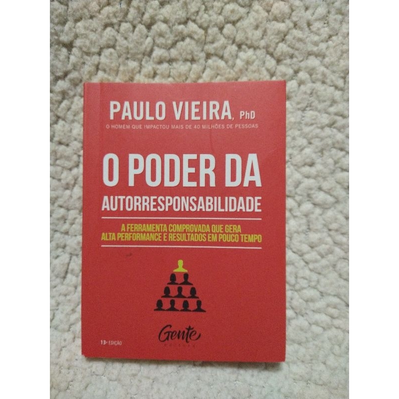 Livro O Poder Da Auto Responsabilidade | Shopee Brasil