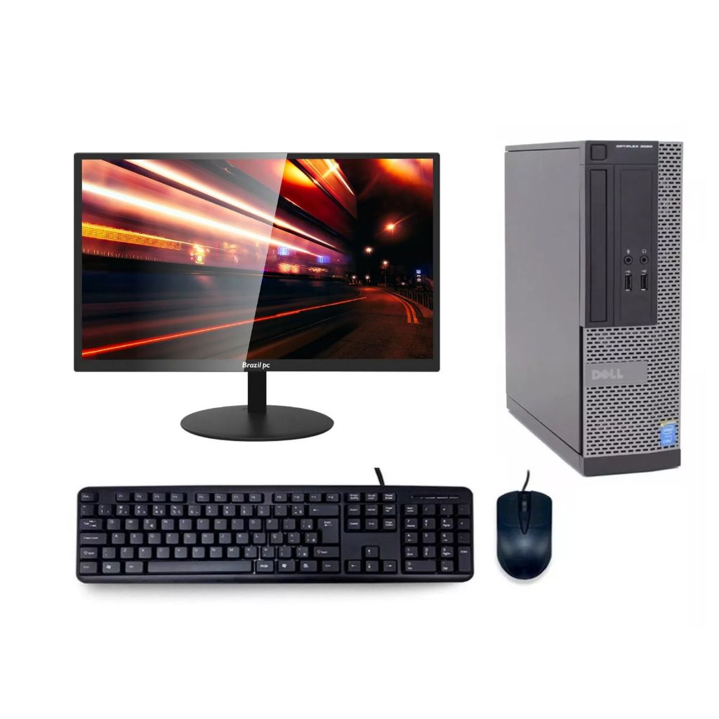 Kit PC Computador Dell Optlex Completo i5 + Monitor + Teclado e Mouse ...