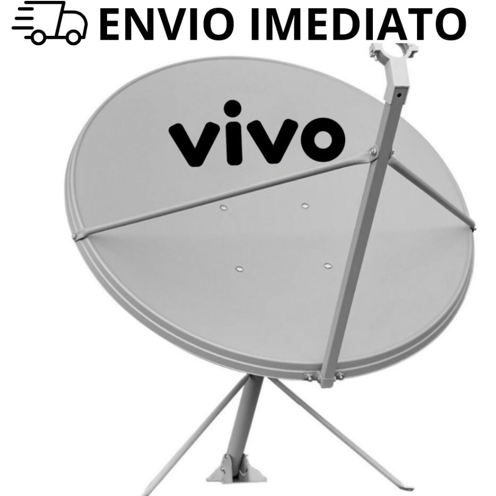 Antena Digital Chapa Parabólica 90cm Banda Ku - Vivo