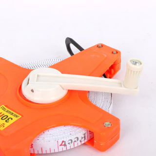Trena 30-100M Fita Métrica De Fibra Vidro Com Manivela Profissional