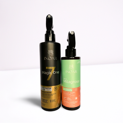 KIT INOAR RECONSTRUTOR MAGIC ONE 7300ML+ÁGUA MILAGROSA 200ML | Shopee ...
