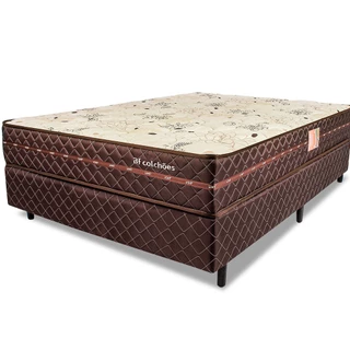 Cama Box com Colchão Viúva Ortopédico D33 128x188cm Bf Colchões