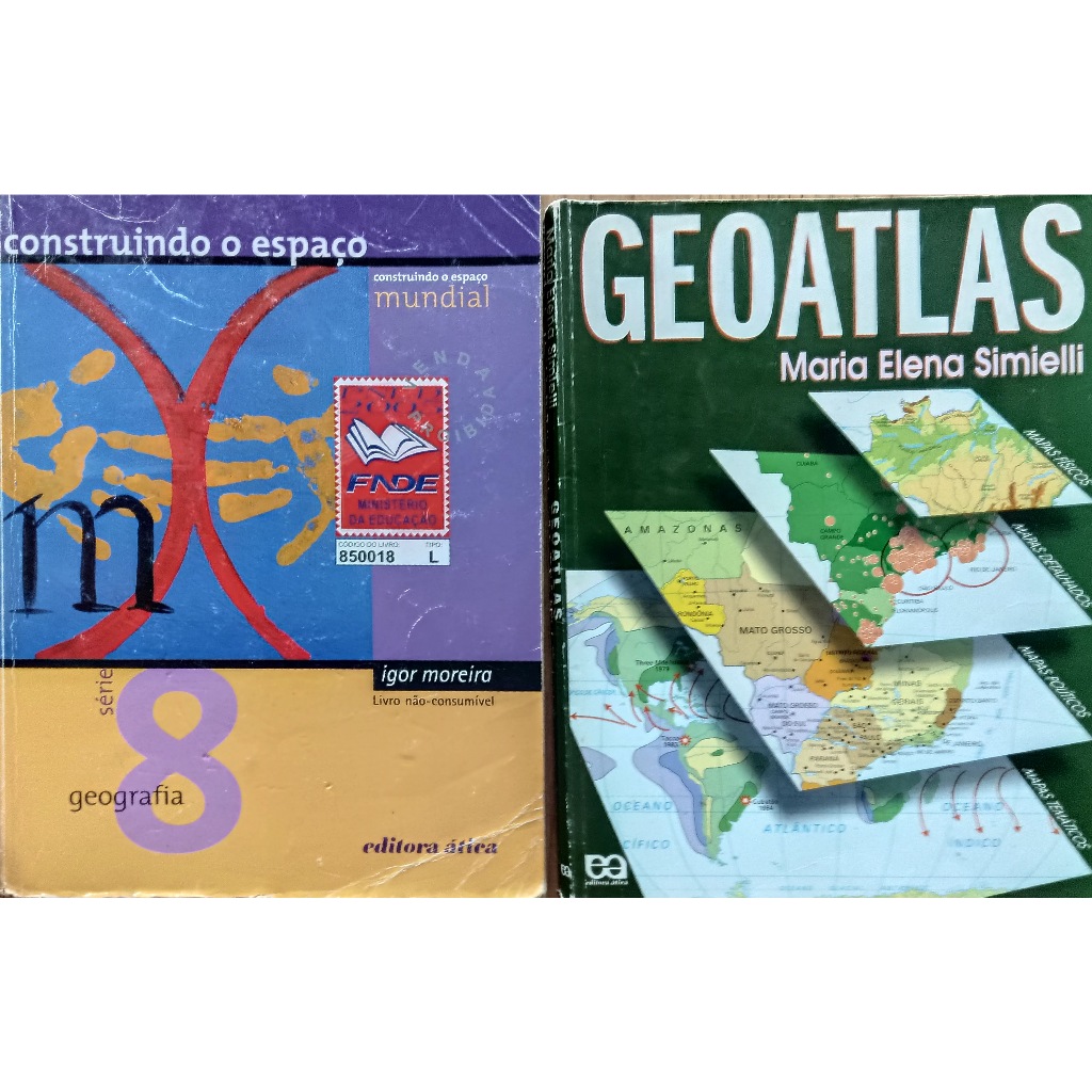 geoatlas/construindo espaço 8ªserie | Shopee Brasil
