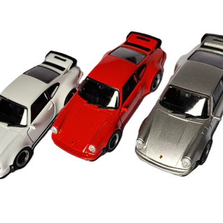 Miniatura porsche 911 turbo abre portas em metal 1/36 de primeira linha