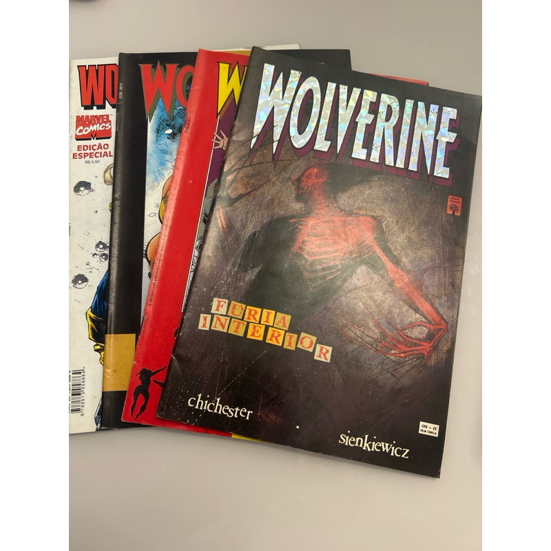 Wolverine Especial em 4 edições | Shopee Brasil
