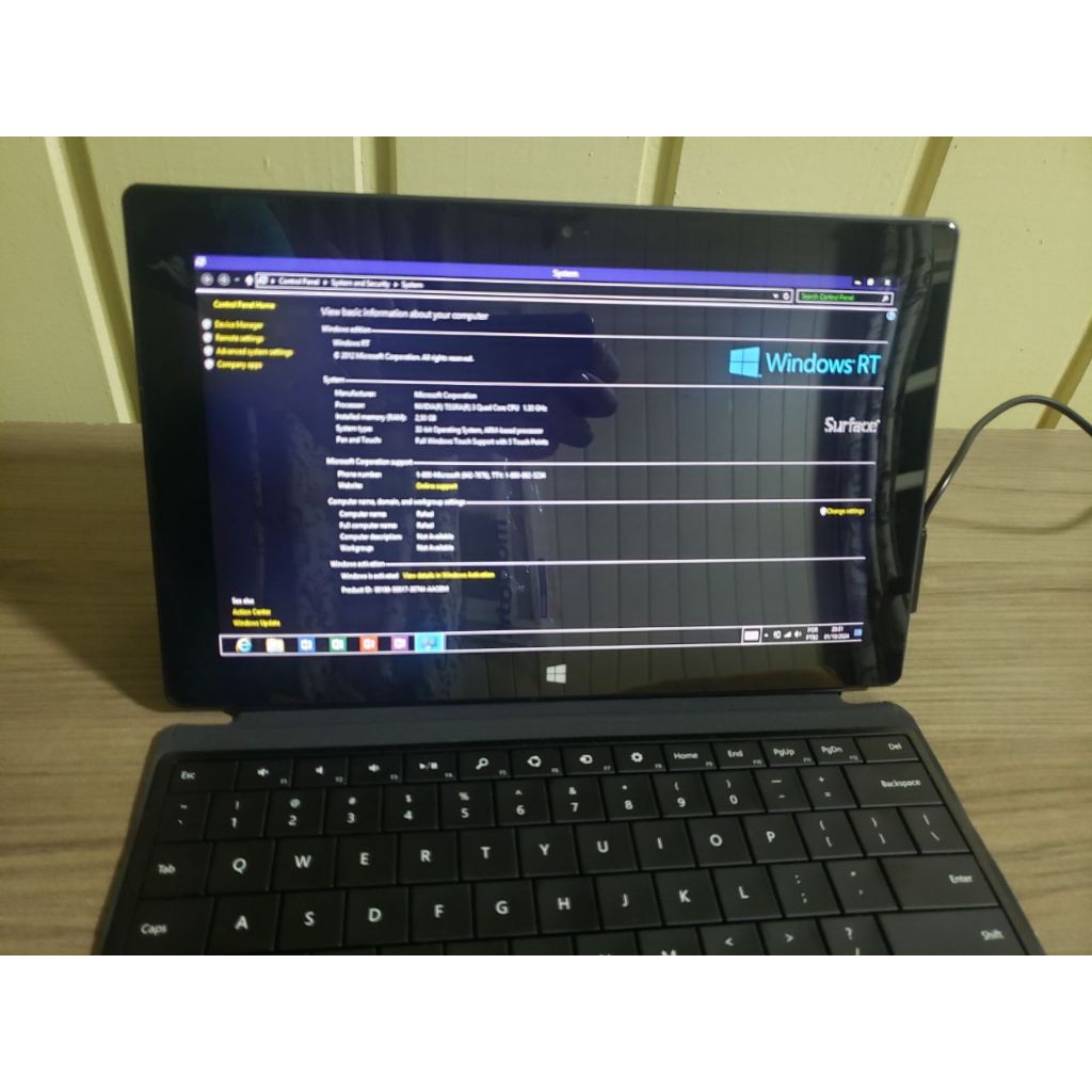 Tablet Microsoft Surface 2 com Windows 8.1 - Usado