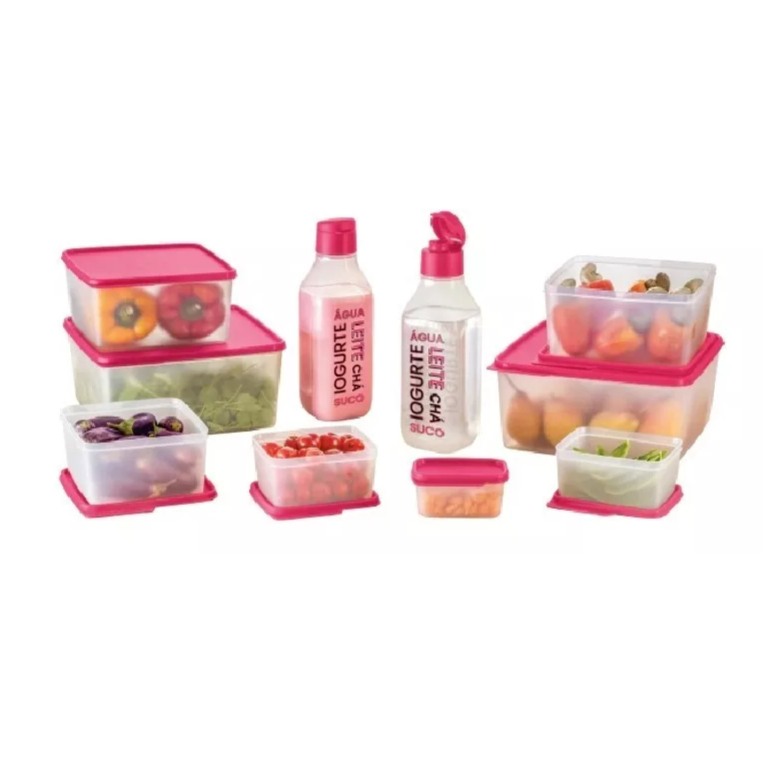 KIT PDA BASIC LINE 10 PEÇAS TUPPERWARE ORIGINAL | Shopee Brasil