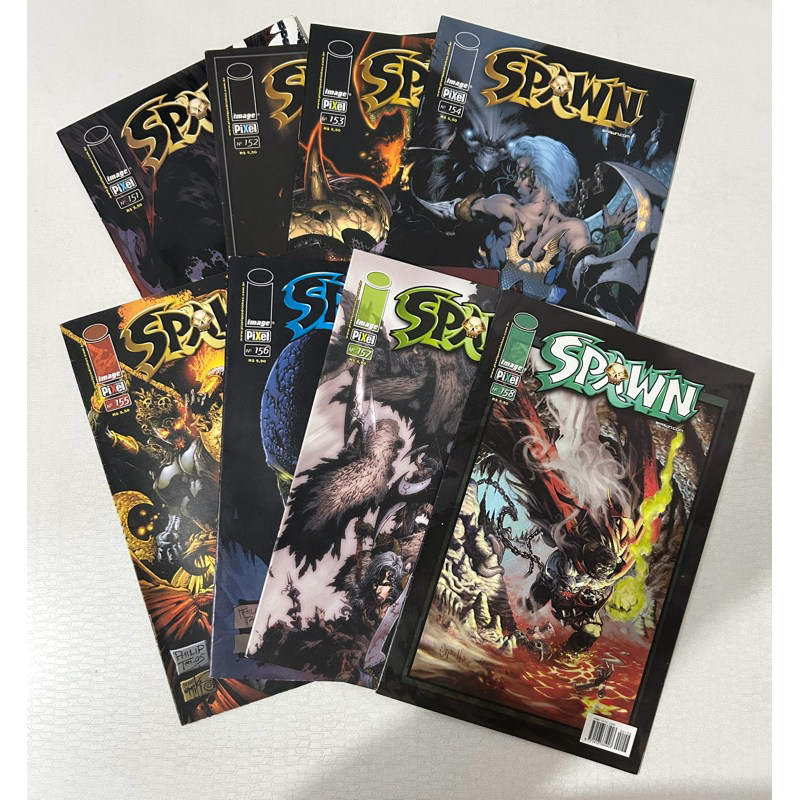 Hqs Spawn 151 ao 158 Editora Pixel Media (usadas) | Shopee Brasil