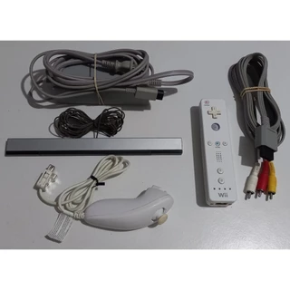 NINTENDO WII ACESSÓRIOS WII REMOTE NUNCHUCK SENSOR BAR FONTE