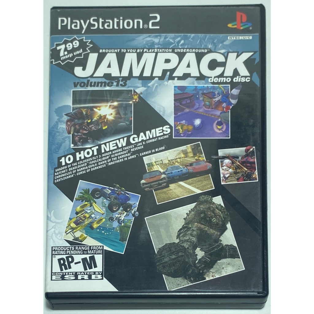 Jampack vol 13 Demo Disc - PS2 - Original - Mídia Física