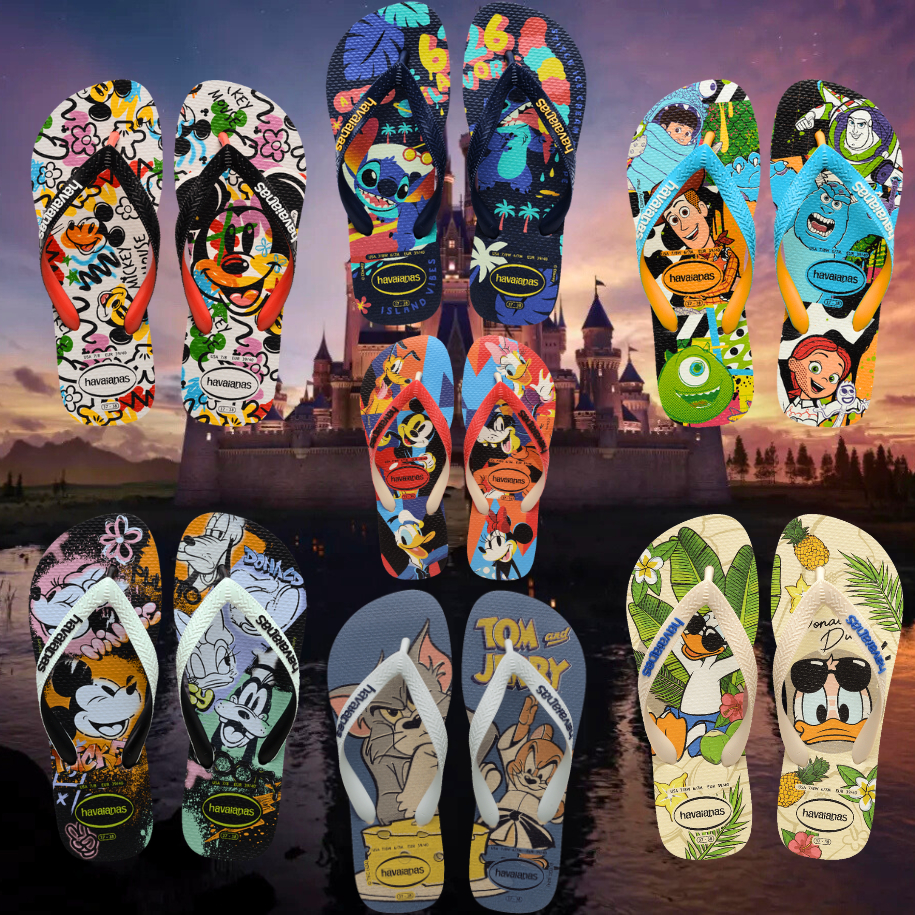 Chinelo Havaianas Disney Stylish Classic Desenhos (Original) | Shopee ...