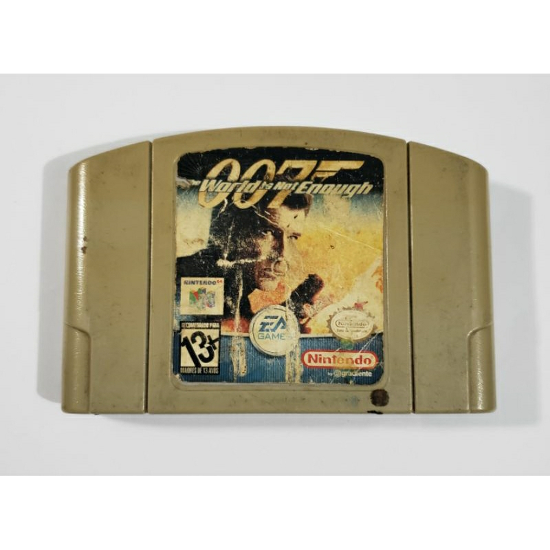 007 the world is not enough - Nintendo 64 (Original) | Shopee Brasil