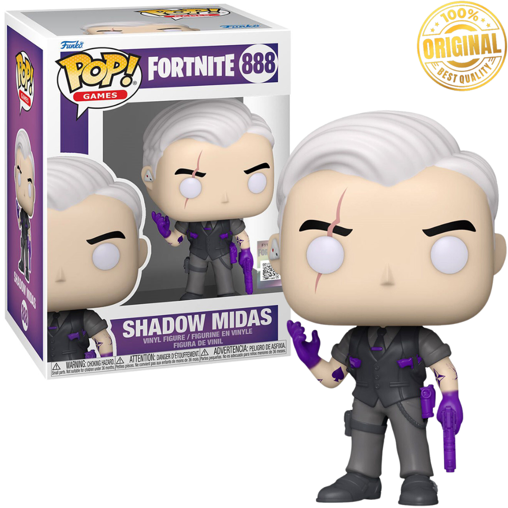 Funko POP! Fortnite Shadow Midas #888 [Original] | Shopee Brasil