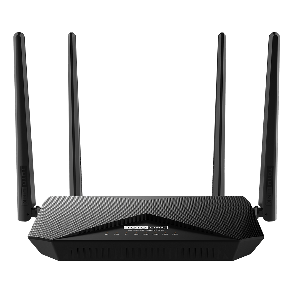 ROTEADOR WI-FI DUAL BAND 2.4GHZ/5G LONGO ALCANCE TOTOLINK (USADO)