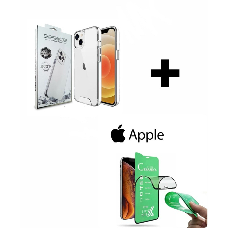 Kit capa Space Collection + Película Flexível Nano Ceramica 9D para ...