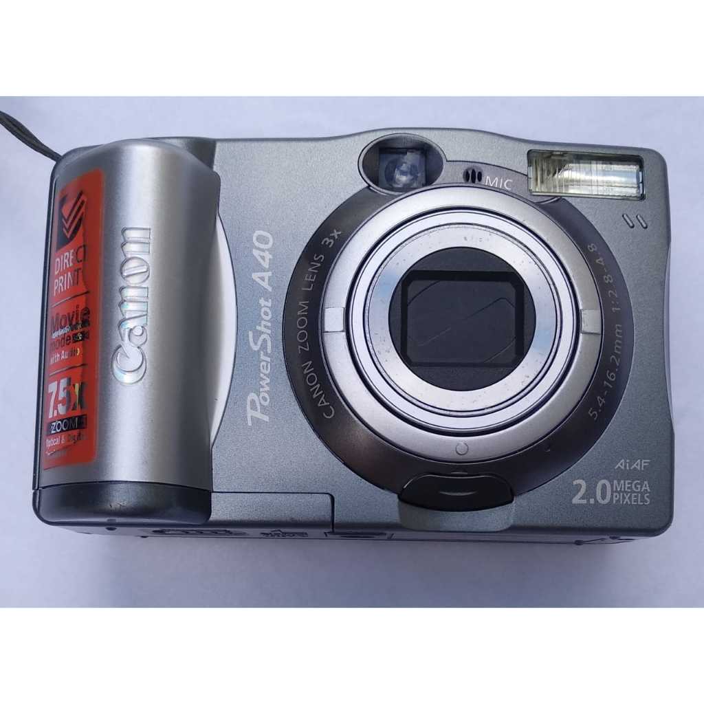 Canon Powershot A40 CCDセンサー コンデジ Canon PowerShot A40 (digicam) - 2002 Digital Photo Camera - YouTube