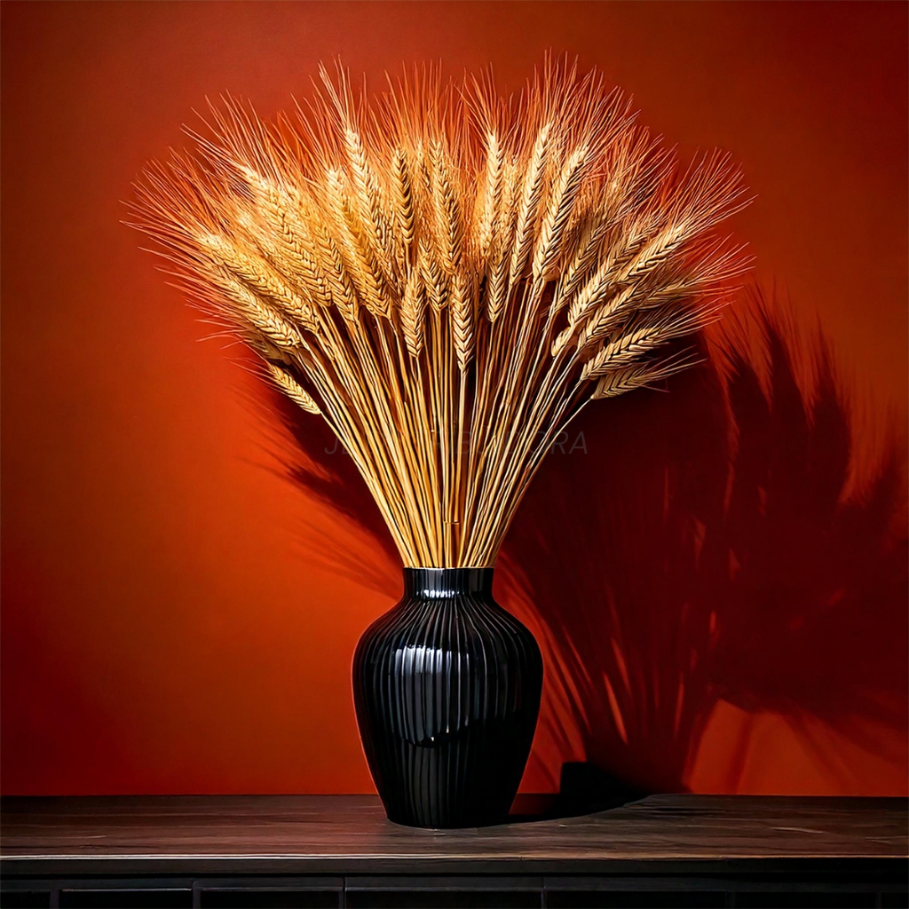 400 Hastes de Trigo Flores Secas Para Decoração Elegante Casamento Natal Convite Ceia Arranjo Mesa