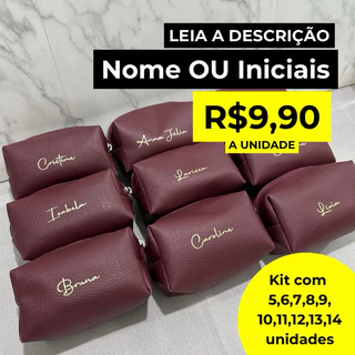 Kit Necessaire personalizada Mini Box Necessaire Box lembrancinha casamento aniversário madrinhas