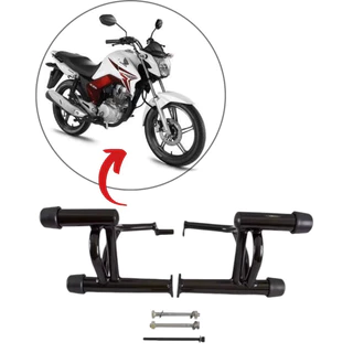 protetor de motor e carenagem para titan fan 150 2014/2015