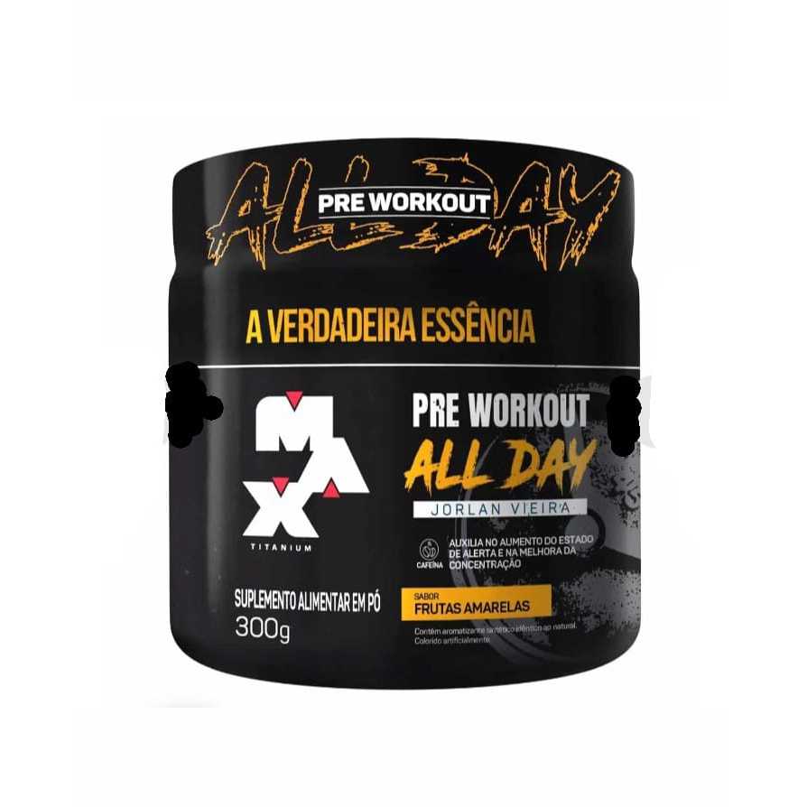 Pré Treino All Day Jorlan Vieira 300g - Max Titanium