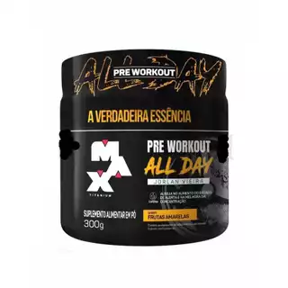 Pré Treino All Day Jorlan Vieira 300g - Max Titanium