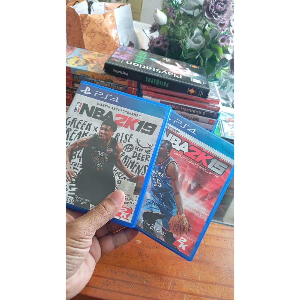 Combo jogos NBA 2K 15-19 (PS4)