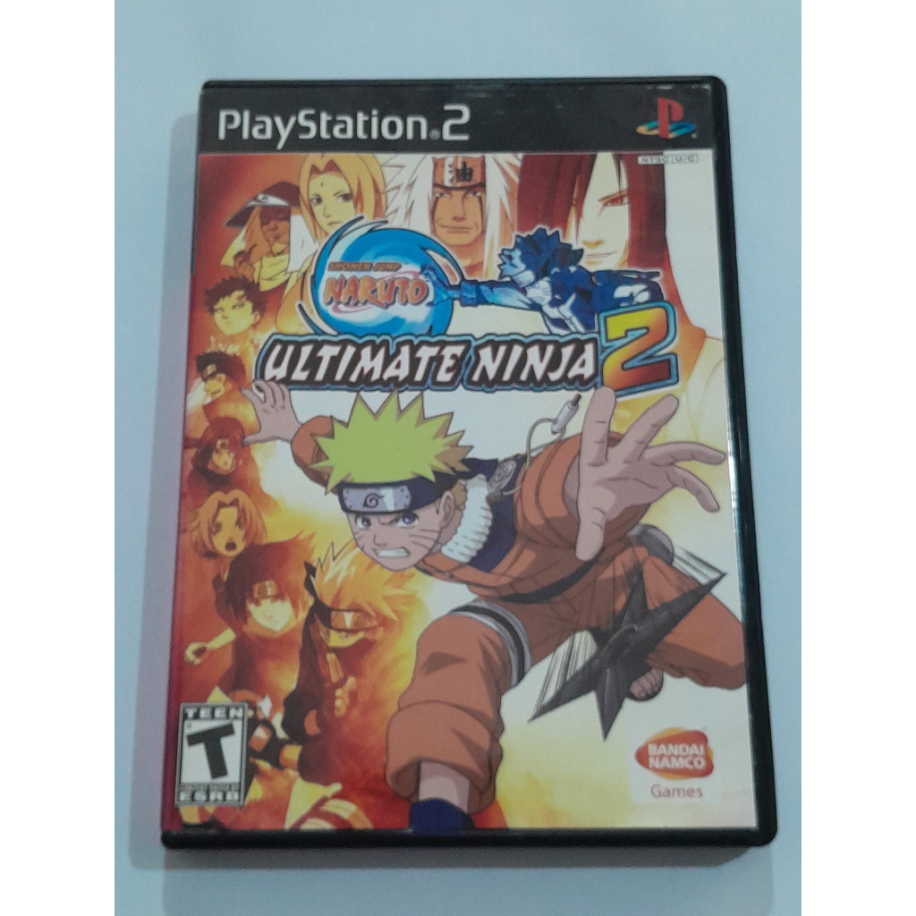 Jeu PS2 Naruto Ultimate Ninja 2 - Version PAL Multilingue - Bon état, CD Seul