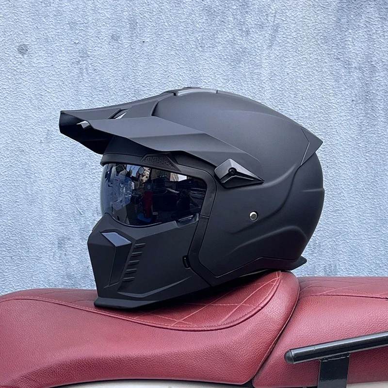 Capacete Retrô modelo LS2 de Motocicleta Unissex - Full Face e Meio ...
