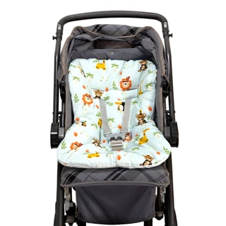 Capa De Carrinho Acolchoada Várias Cores e Estampas - Super Macia e Confortável para o seu Bebê. em Oferta na Shopee