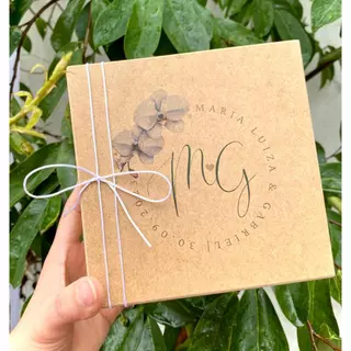 Caixinha Personalizada MDF Minimalista Casamento Tamanhos Variados Envio Rápido