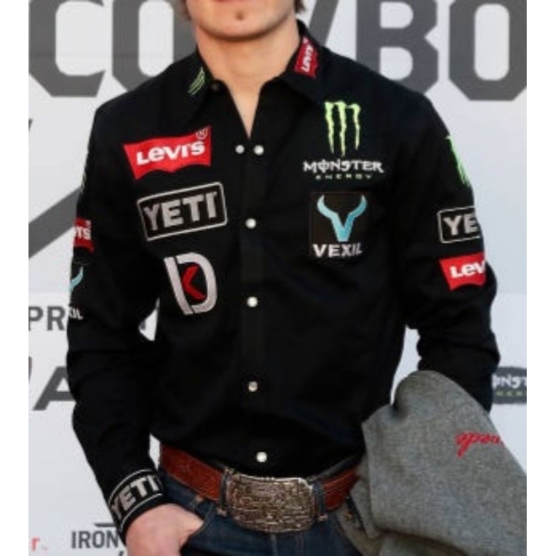 Camisão Profissional Rodeio Monster Competição Bordado (Tecido Grosso ...