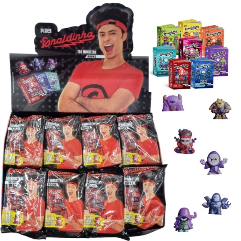 Elo Monster Enaldinho - kit com 2 envelopes -gogos e mini livros.