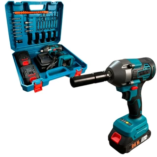 Parafusadeira Chave De Impacto 1/2 Bateria Lítio 96v Bivolt