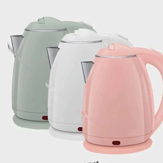 Chaleira elétrica Jarra 2L 127V/220V Cores Rosa Cinza Branca Azul Vermelha Preta