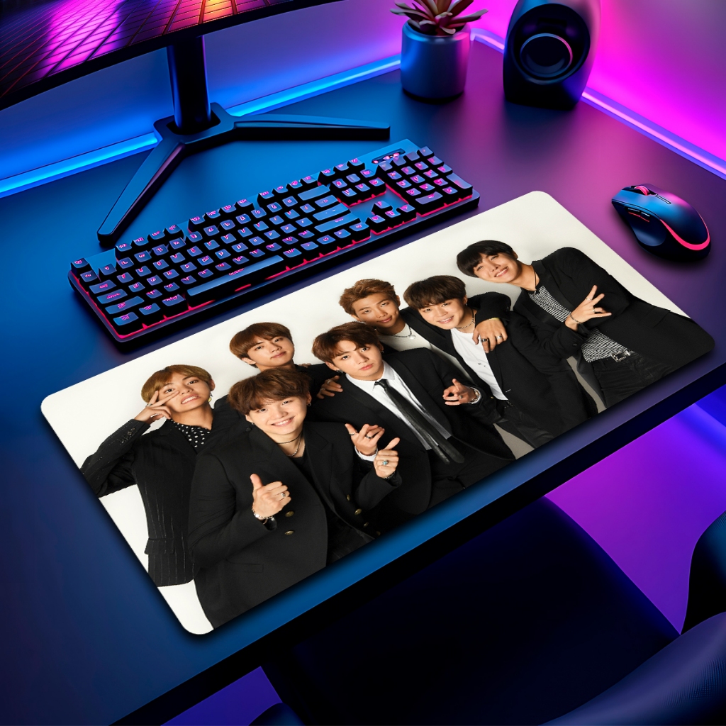Mouse Pad BTS Gamer Antiderrapante Grande Diversas Estampas ...