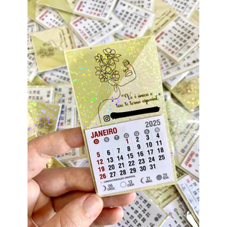 MINI CALENDÁRIOS DE GELADEIRA 2025 - PERSONALIZADO