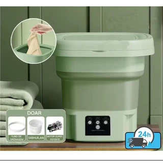 Mini máquina de lavar roupa dobrável portátil automática roupa de viagem rápido pequena roupas originais GABI SHOP